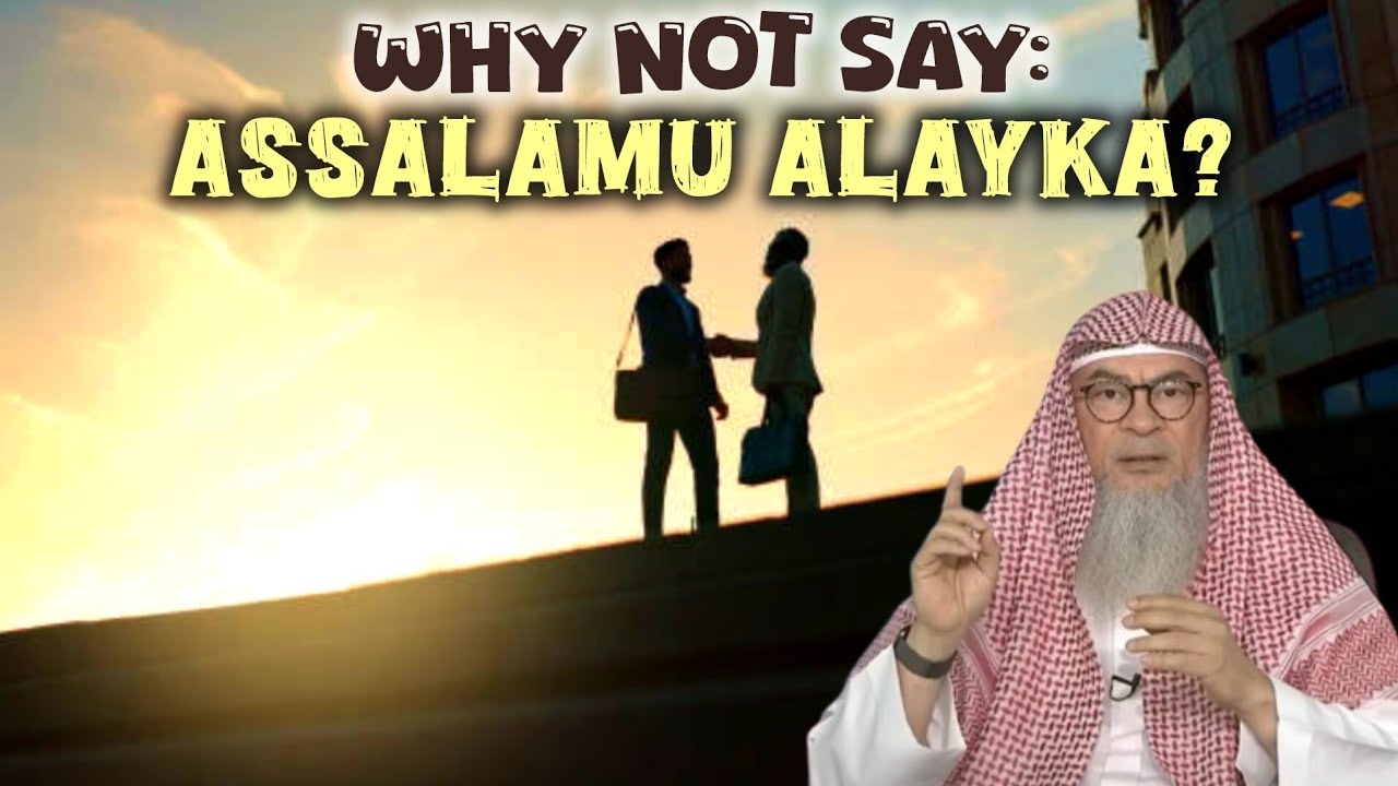 Why do we say Assalamu alaikum (plural) & nt Assalamu alayka to an individual