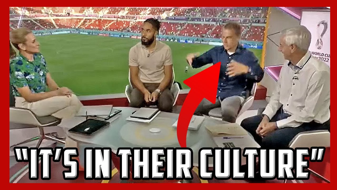 THE BBC ALLOWED THIS ON ITS WORLD CUP COVERAGE?