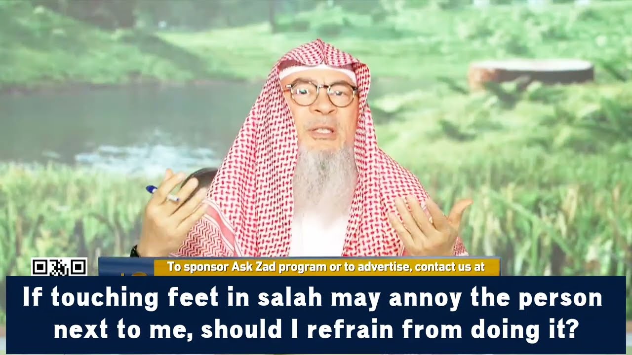 Touching Feet In Salah May Annoy The Next Person, Should I Refrain From It?