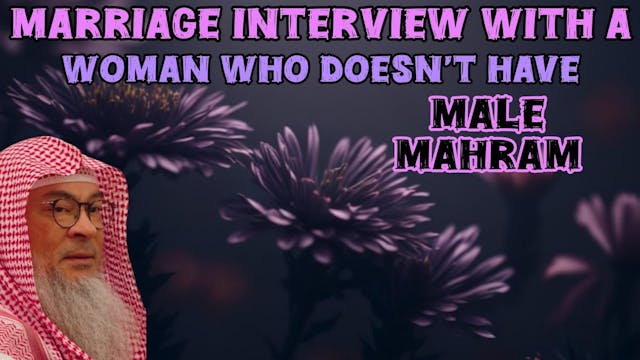 How to do marriage interview with a w...