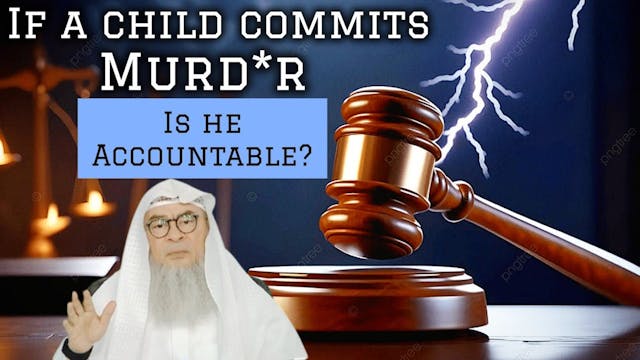 Will a child be accountable if he com...