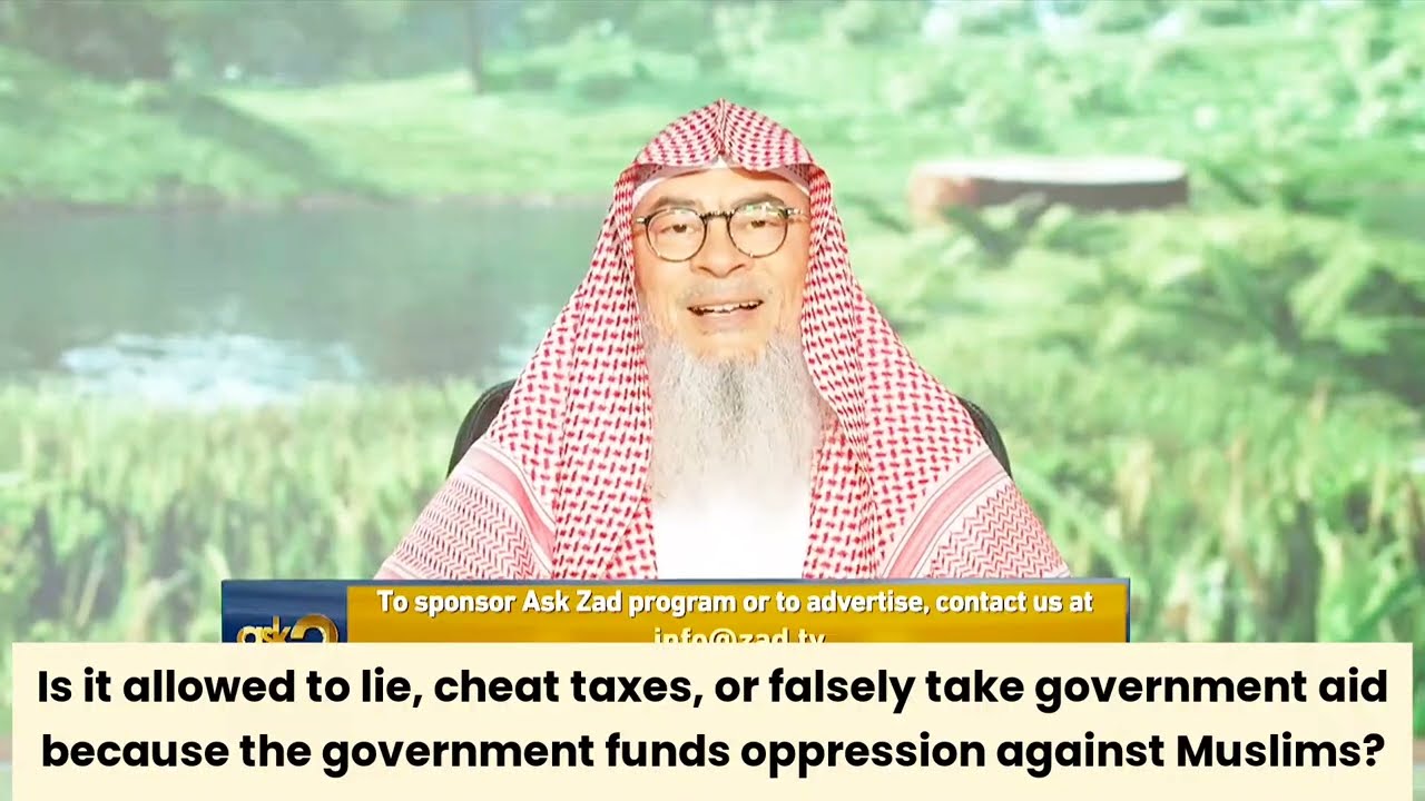 Is It Allowed To Lie, Cheat Taxes Because Govt Funds Oppression Against Muslims?