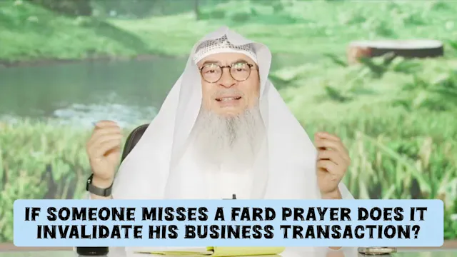 If Someone Misses Asr Prayer, Does It...