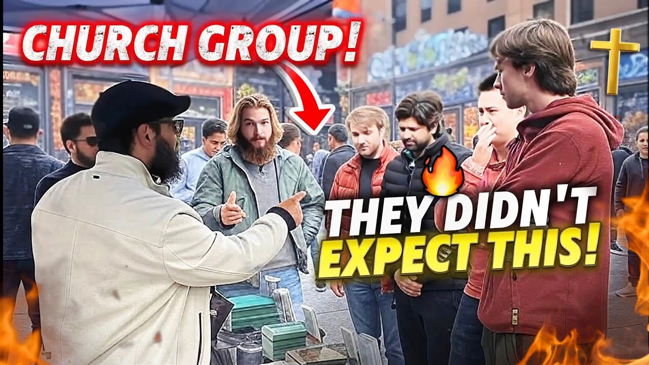Christian Church Group Tries to Convert Muslim & Ends Up Debating Shaykh Uthman!