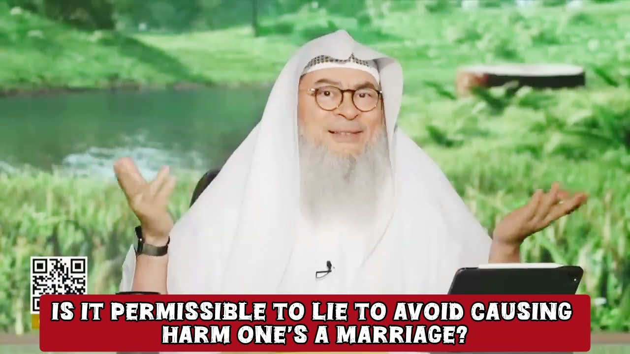 Is It Permissible To Lie To Your Wife To Avoid Causing Harm In One's Marriage?