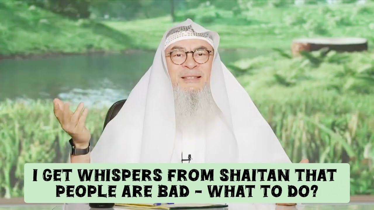 I Get Whispers From Satan That People Are Bad, What To Do?