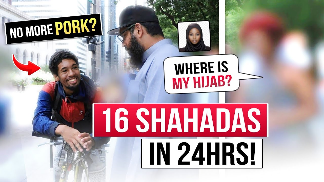 ALLAHU AKBAR!! 16 People Reverts to ISLAM in 24hrs!! CHICAGO Dawah