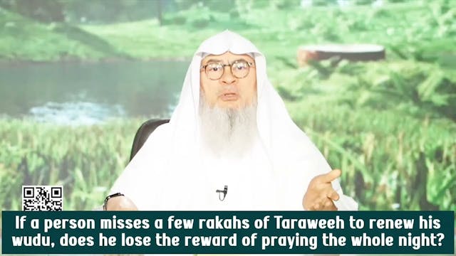 If I miss few rakahs of Taraweeh to r...
