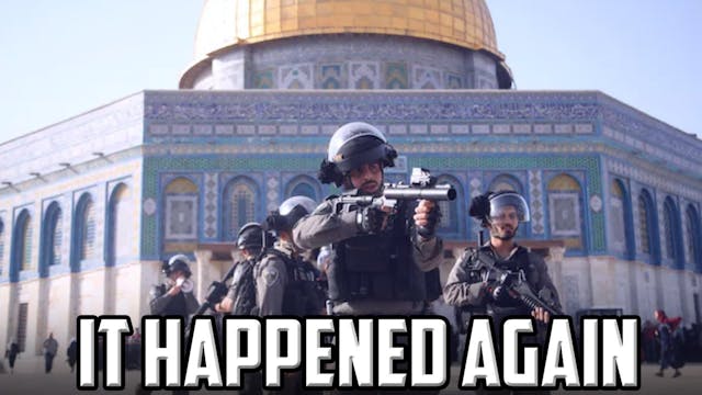 TODAY THIS HAPPENED IN MASJID AQSA