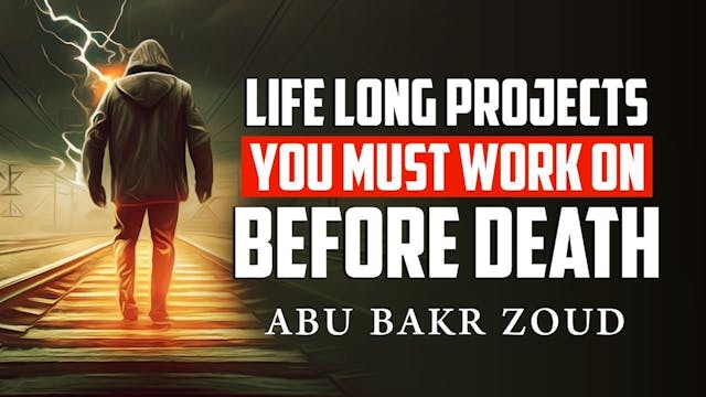 3 Life Long Projects You Must Work On...