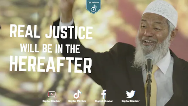 Real Justice Will Be In The Hereafter