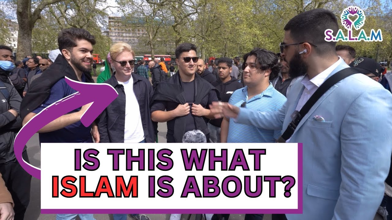MUSLIMS BRING THEIR CHRISTIAN FRIENDS TO SPEAKERS CORNER!