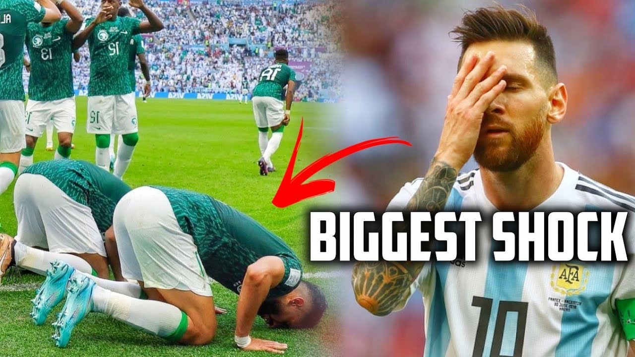 SAUDI GIVES ARGENTINA BIGGEST SHOCK IN WORLD CUP