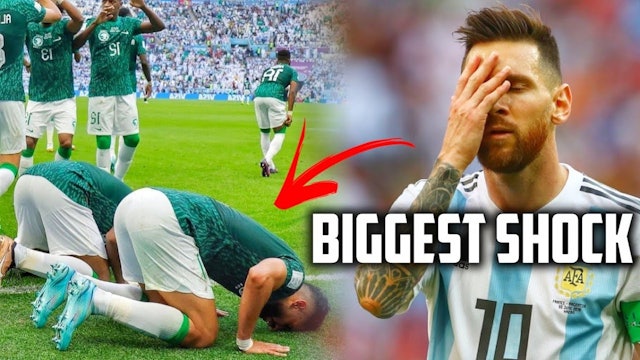 SAUDI GIVES ARGENTINA BIGGEST SHOCK IN WORLD CUP