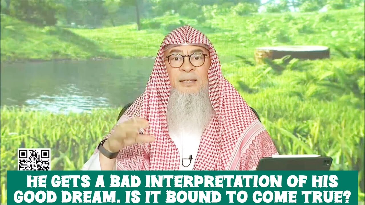 He gets a bad interpretation of his good dream, is it bound to come true 