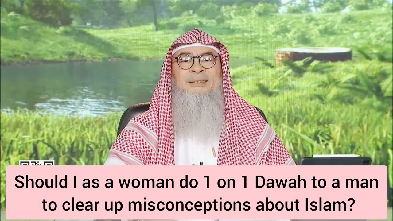 Can a woman give one on one dawah to a man 