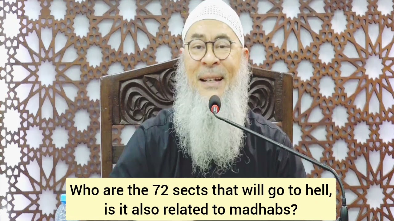 Who are the 72 sects that will go to hell, is it related to madhab 