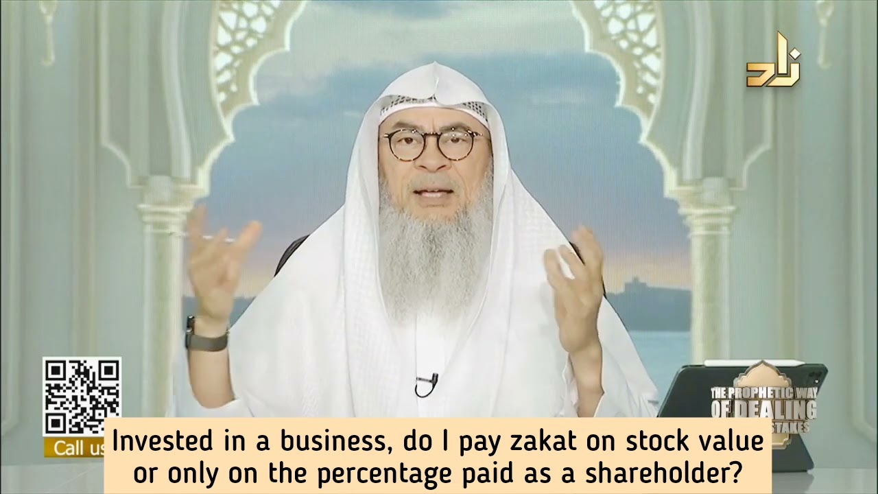 Invested in a business, As shareholder do I pay zakat on stock value or capital