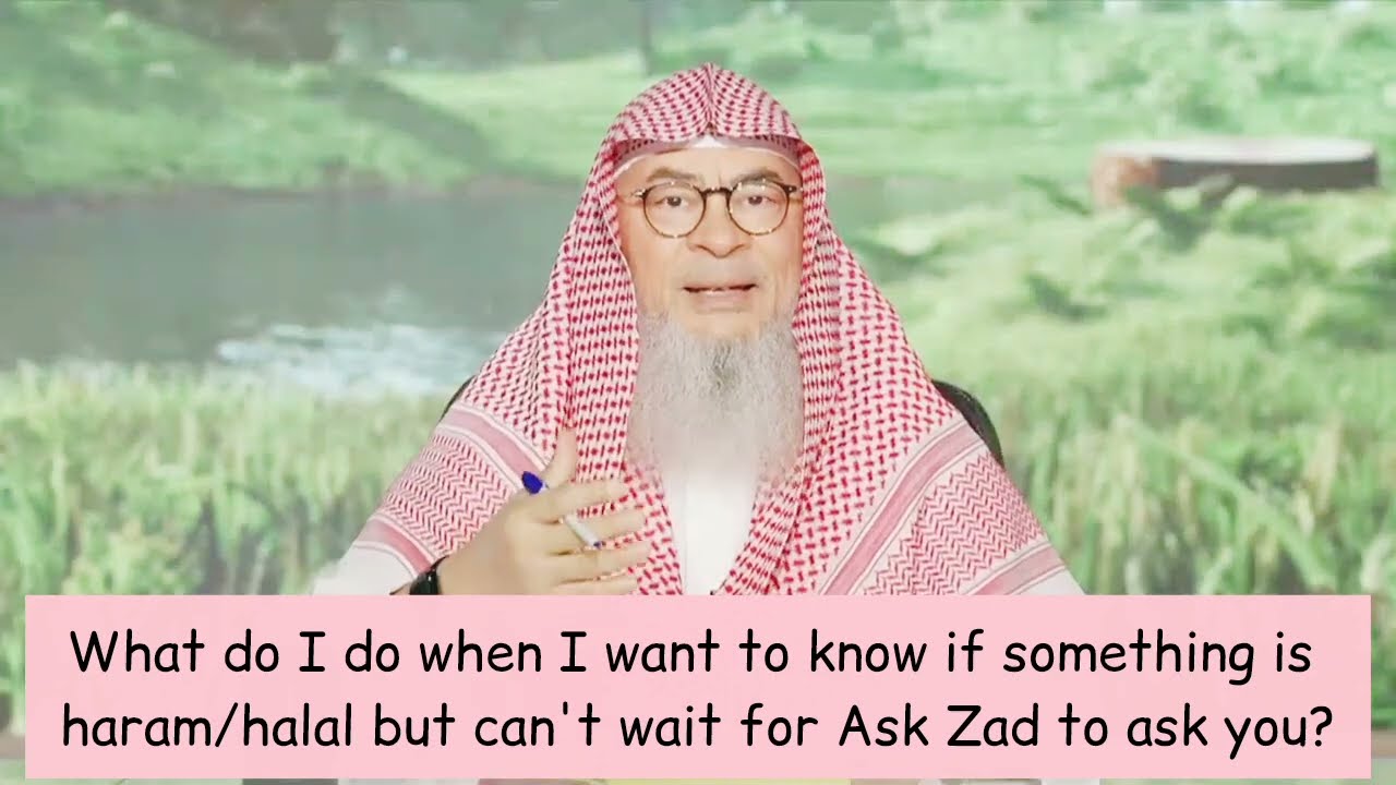 What To Do When I Want To Know If Something Is Haram/Halal But Can't Wait?