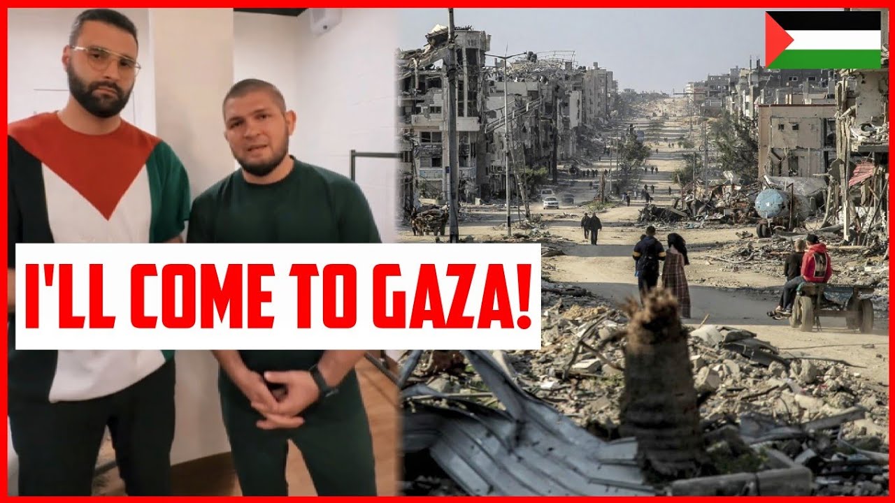 KHABIB SENDS TEARFUL MESSAGE FOR GAZA