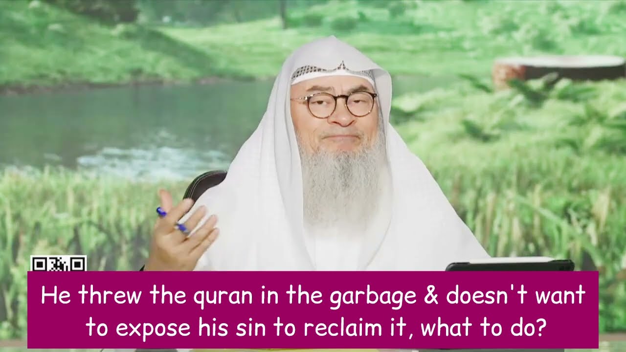 He Threw Quran In Garbage, Doesn't Want To Expose Sin To Reclaim It, What To Do?
