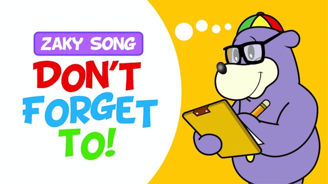🎉NEW ZAKY SONG - DON'T FORGET TO! 🎶