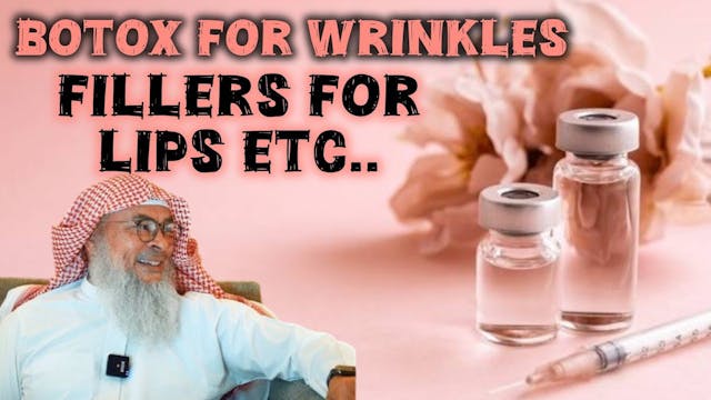 Is it halal to use Botox for wrinkles...