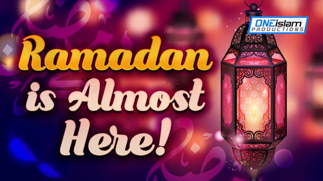 RAMADAN IS ALMOST HERE!