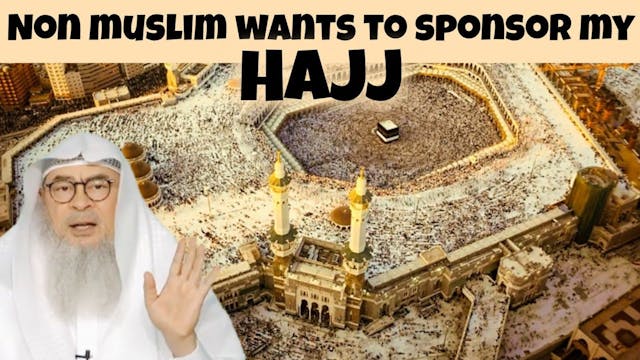 Non muslim wants to send him to hajj ...