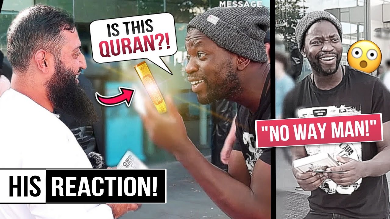 "I Don't Deserve To Hold The Quran" WHOLESOME REACTION
