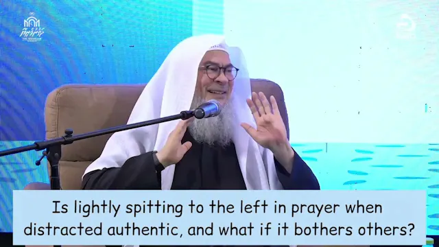 Lightly Spitting To Left In Prayer Wh...