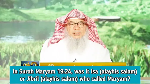 In Surah Maryam (19:24), Was It Isa O...