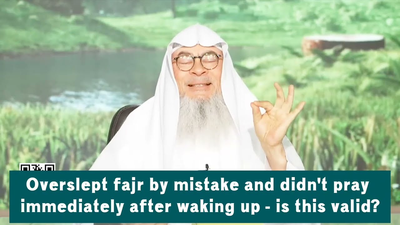 Overslept Fajr by mistake didn't pray immediately after waking up, prayer valid?