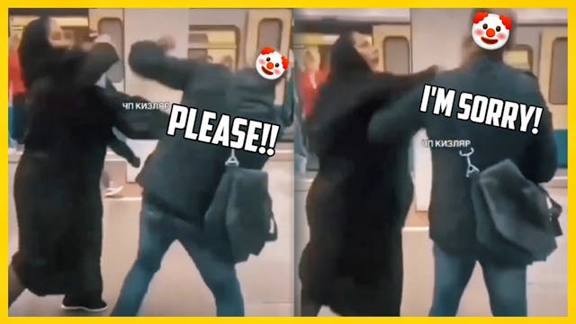 Hijabi Muslim Fights Back Against Rus...