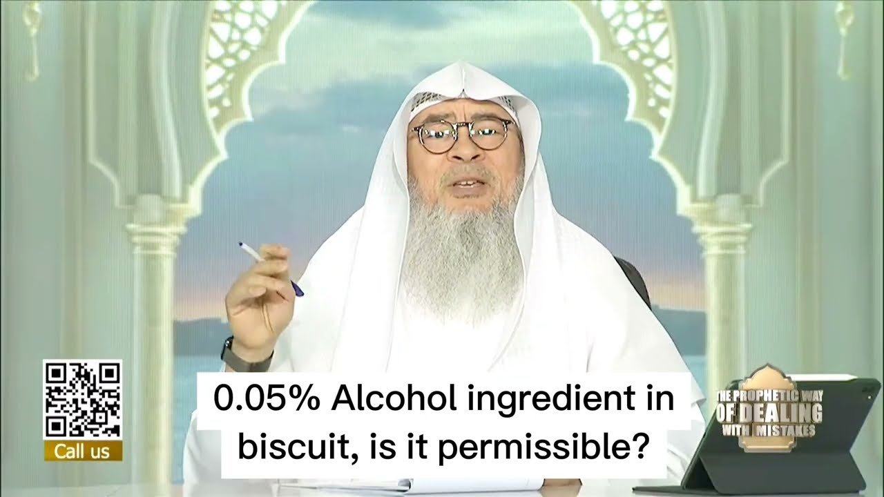 0.05% Alcohol in biscuits, is it permissible to eat 