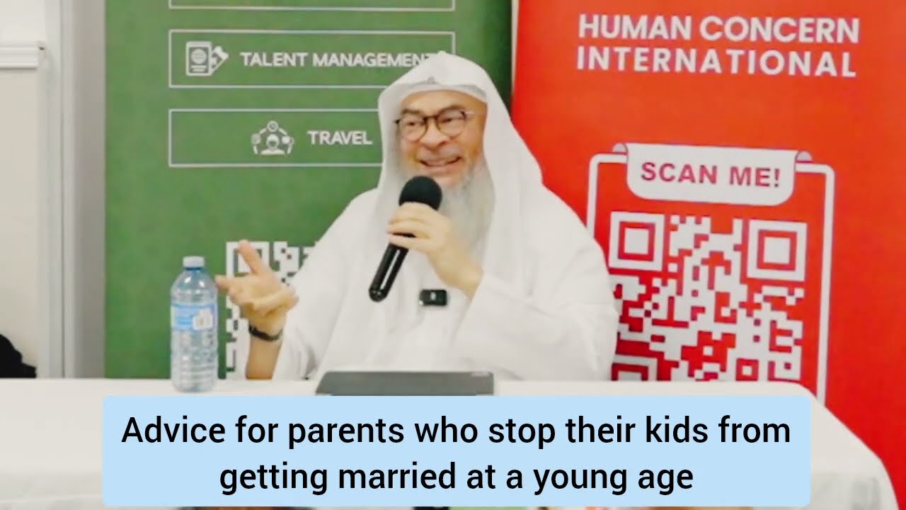 Advice to parents who stop their children from getting married at a young age
