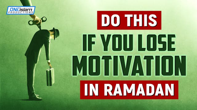 DO THIS IF YOU LOSE MOTIVATION IN RAM...