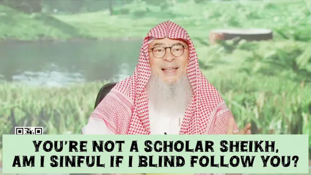 You Are Not A Scholar Sheikh, Am I Si...