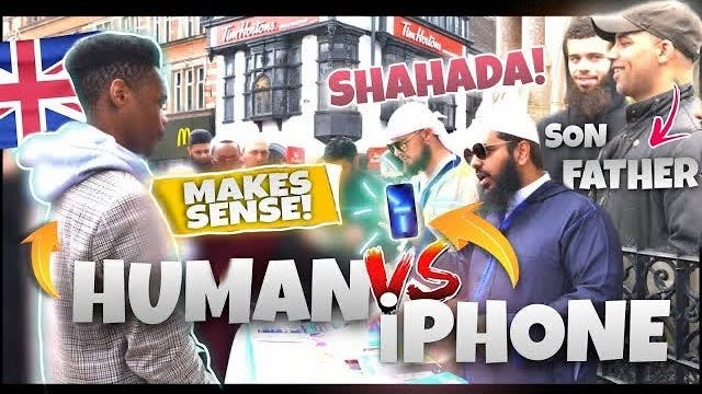 Human vs iPhone! 38 Shahadas 1 week |...