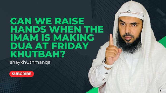 Can We Raise Hands When The Imam Is M...