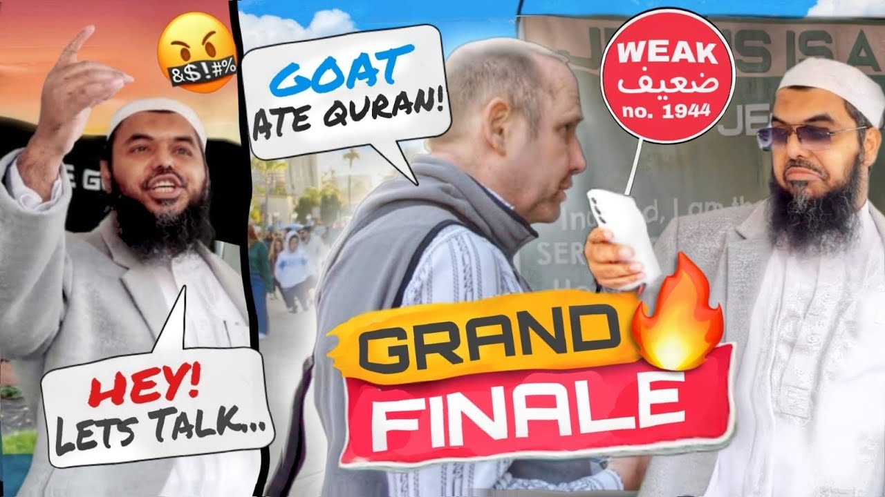 GRAND FINALE-  Goat ate QURAN? - *ANGRY Intruder interrupts Debate *