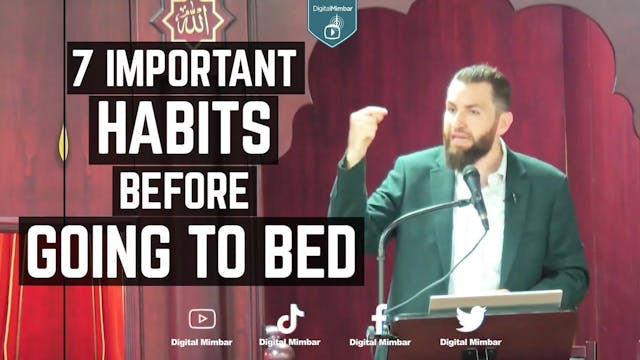 7 Important Habits Before Going To Bed