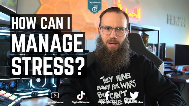 How can I Manage Stress  - Yusha Evans