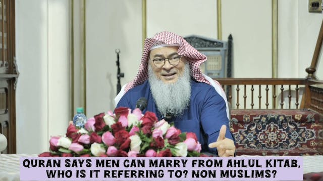 Quran says men can marry from Ahlul K...