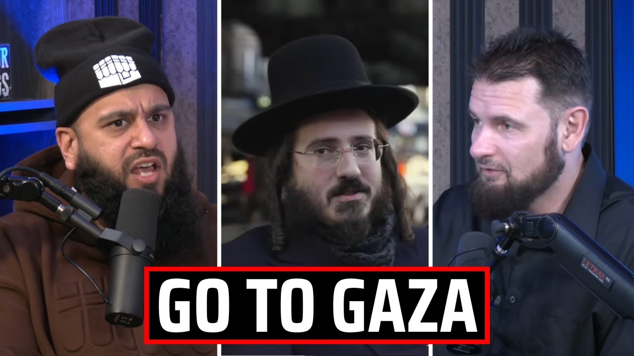 Muslim confronts Z!onist In New York City