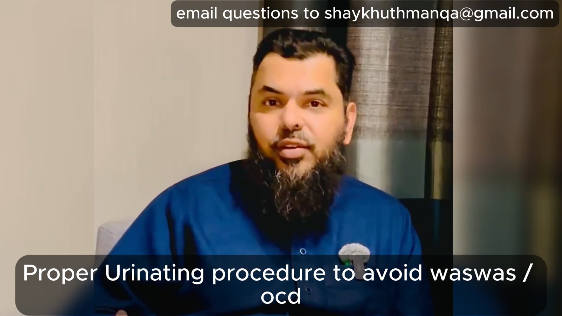 Avoid OCD  Waswas when urinating (going to toilet). How to not feel drops