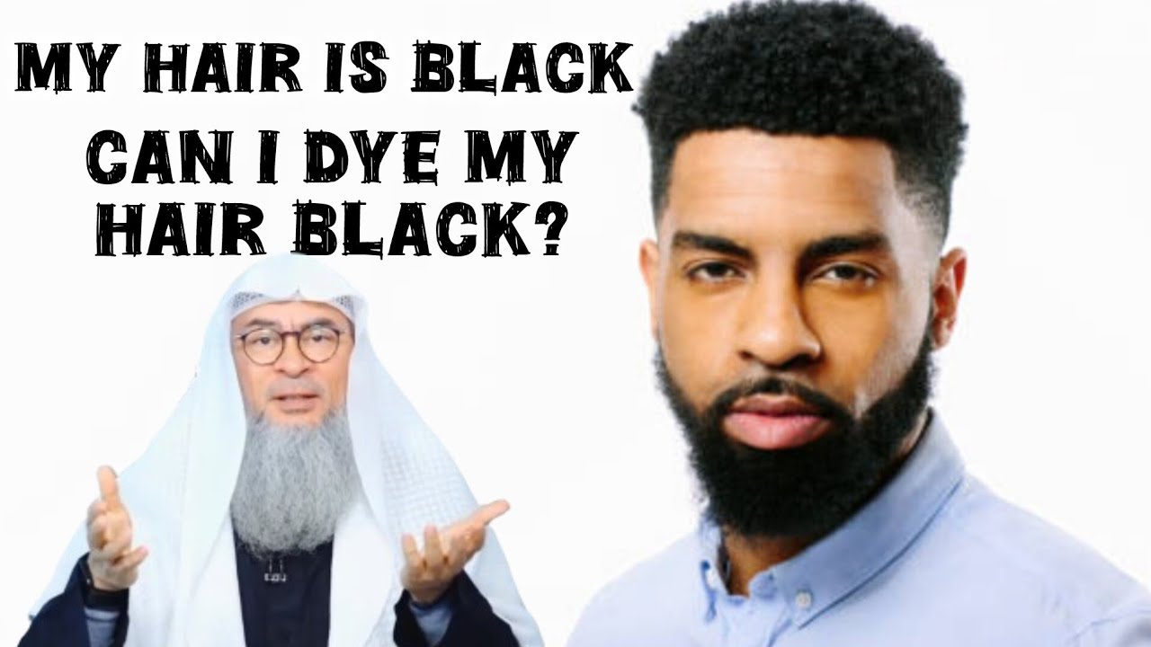 My hair is black, can I dye it black #Assim 