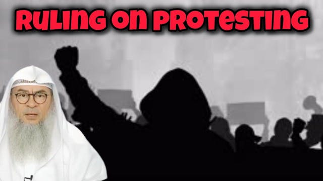 What is the ruling on Protesting