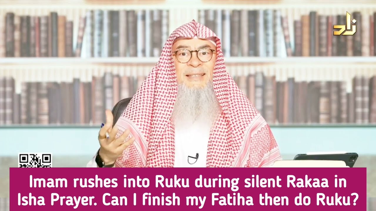 Imam rushes into ruku during silent rakah Can I finish my Fatiha then do ruku