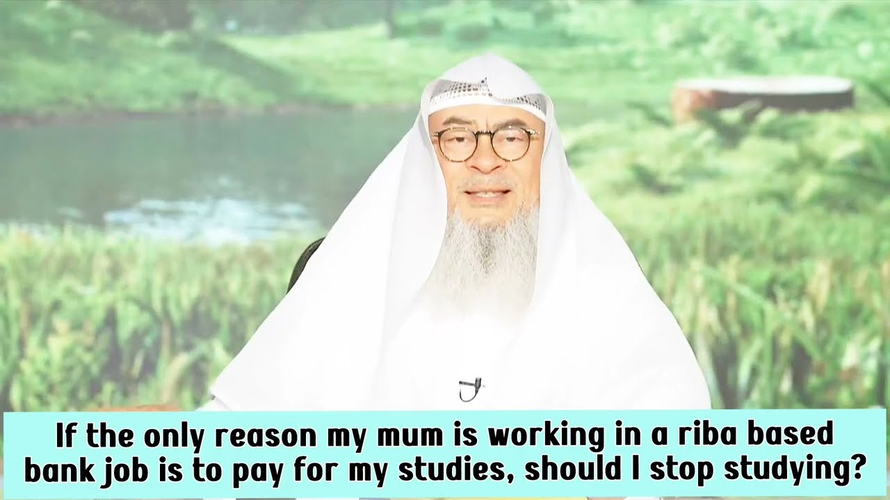 If Only Reason Mom Is Working In Bank To Pay His Fees, Should He Stop Studying?